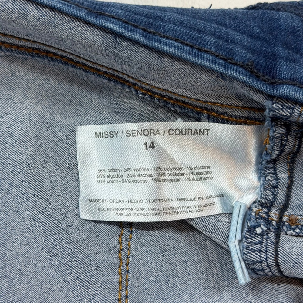 Nine‎ West Heidi Pull On Skinny Jeans Womens 14 Blue Good Stretch SDNWB1107-STL - Picture 6 of 14